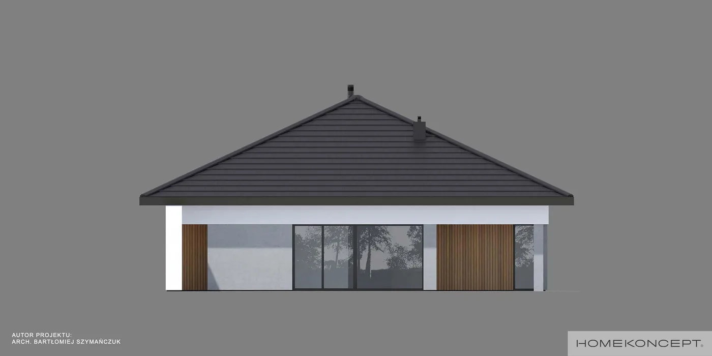 Elewacja boczna prawa