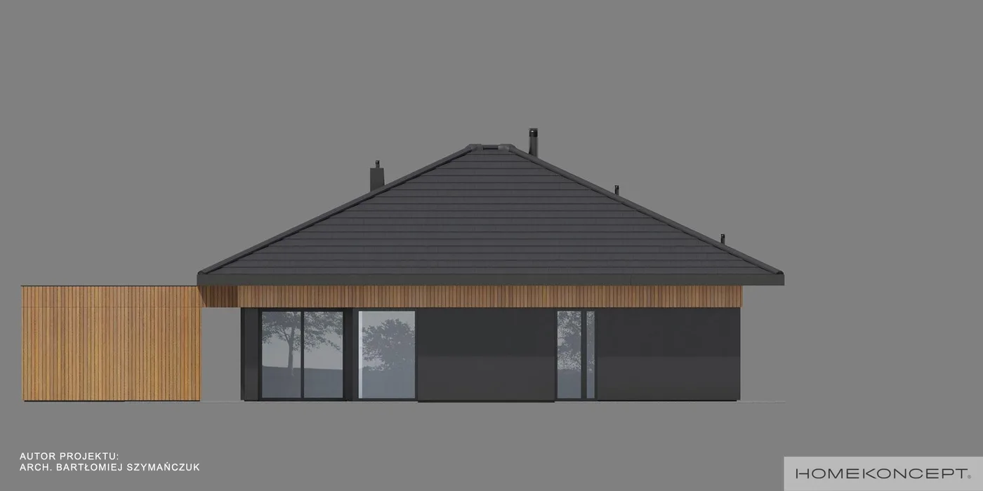 Elewacja boczna lewa