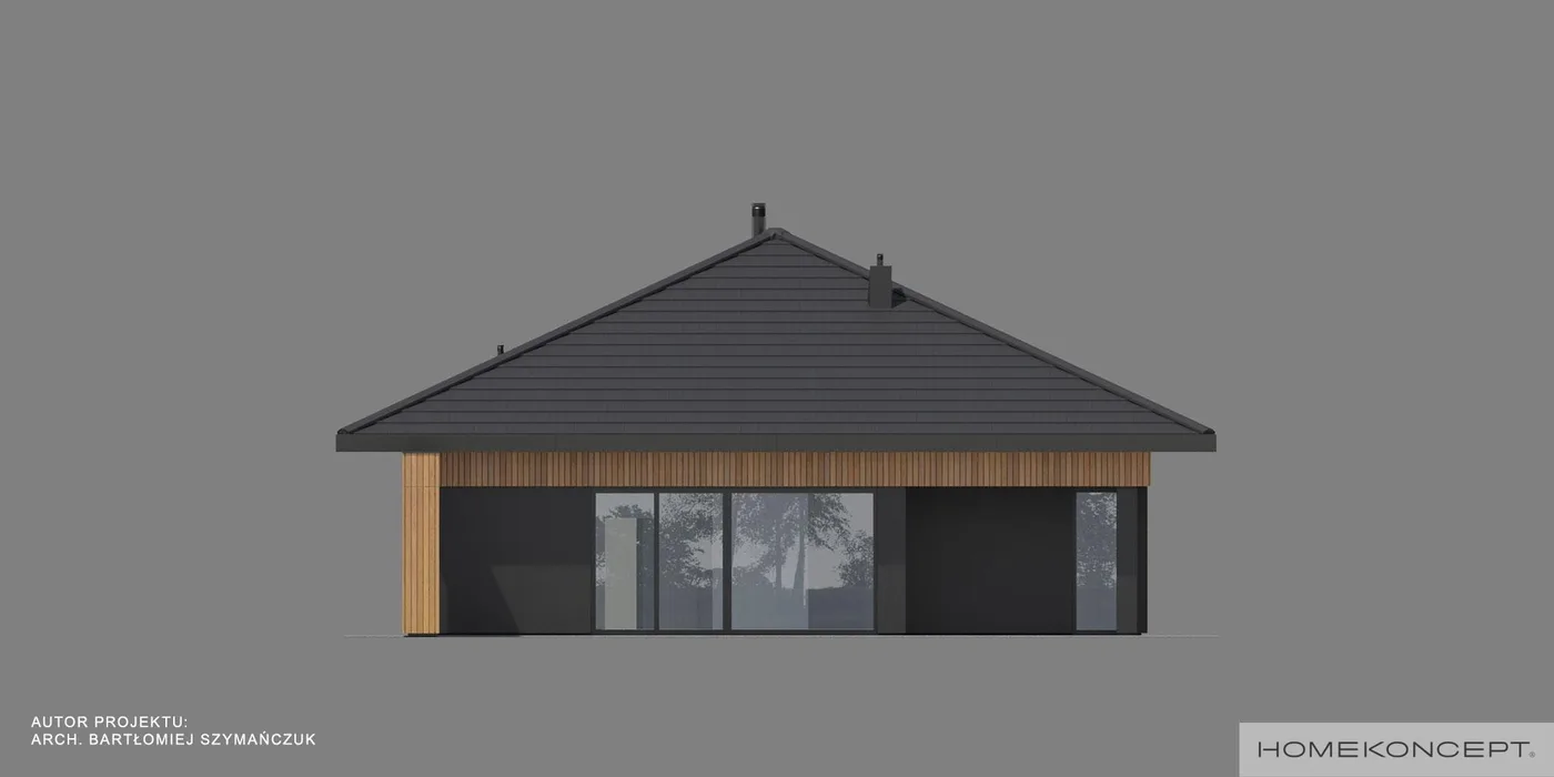 Elewacja boczna prawa