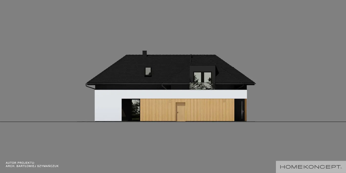 Elewacja boczna prawa