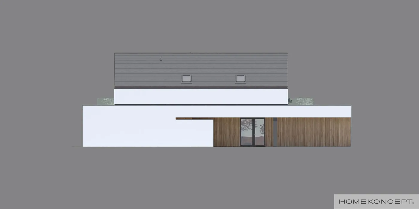 Elewacja boczna prawa