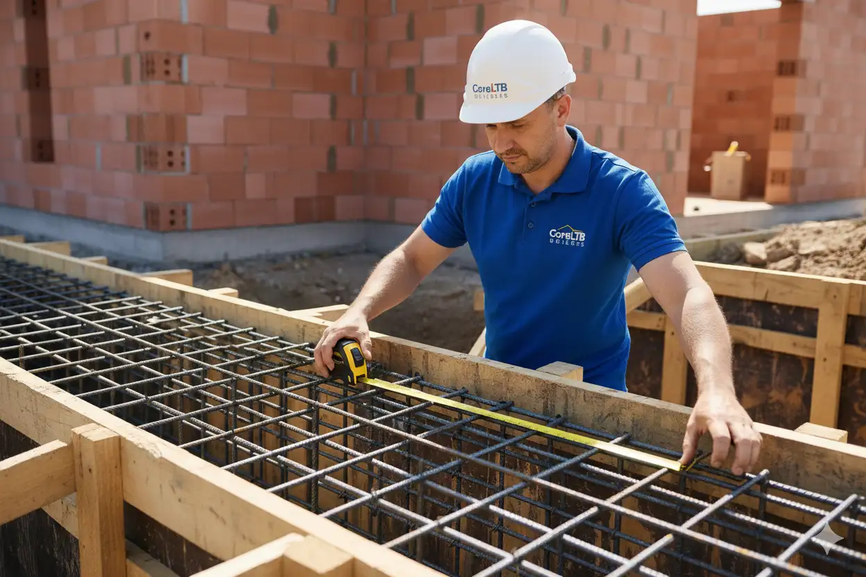 Inspektor CoreLTB mierzący jakość zbrojenia i betonu