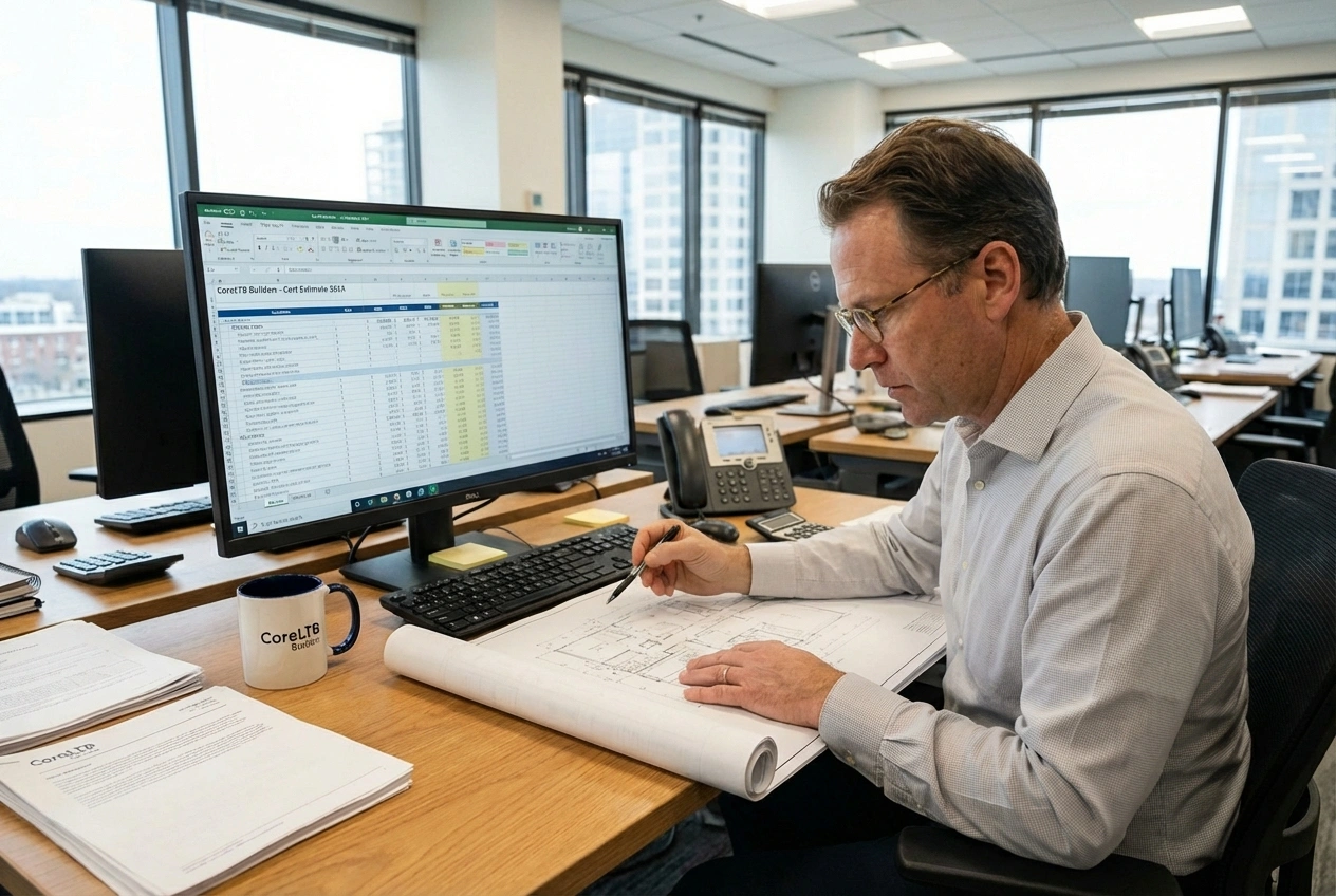 Analiza harmonogramu rzeczowo-finansowego budowy dla banku